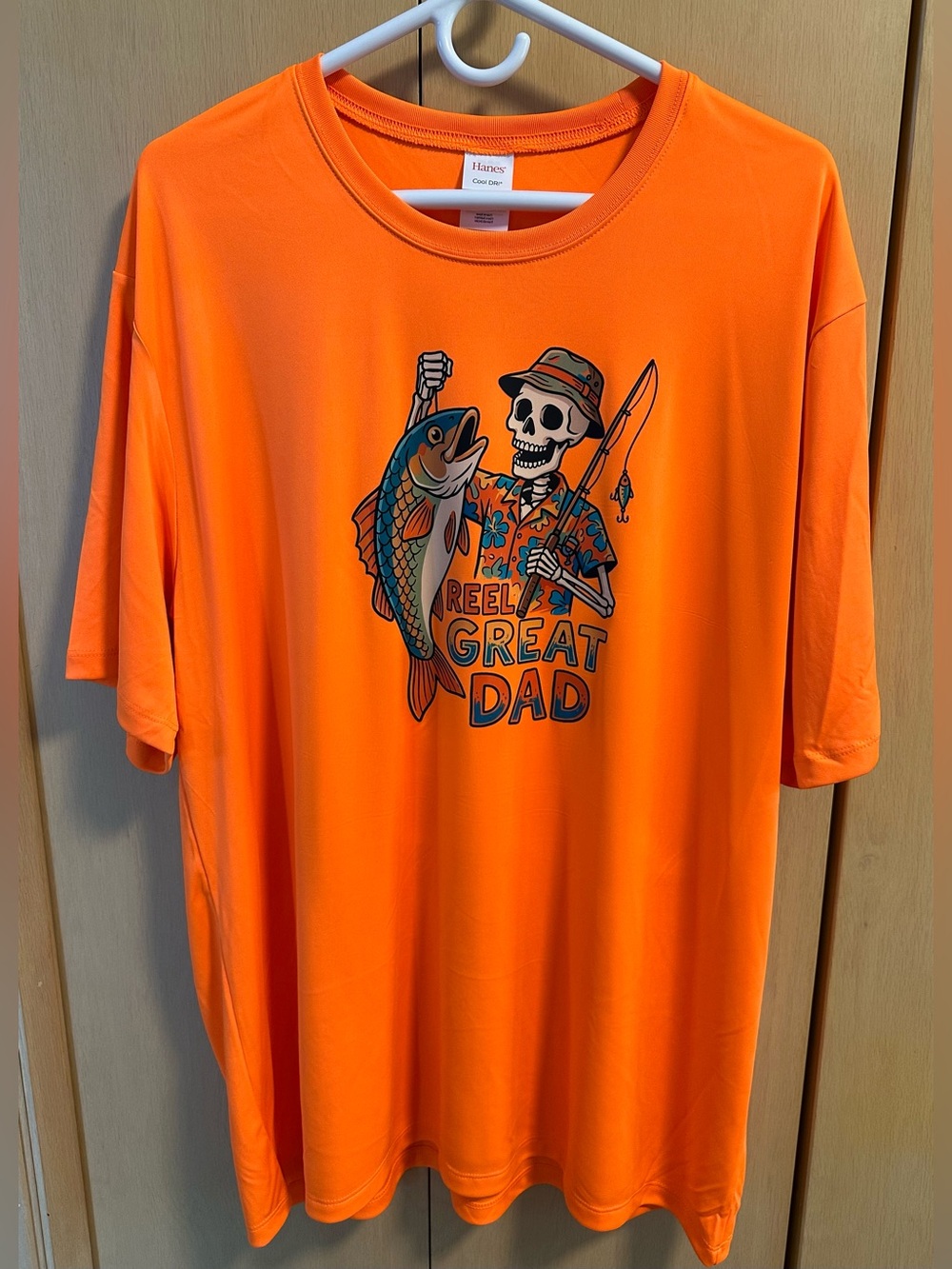 Fishing Dad Graphic Cool-Dri T-Shirt - NIP